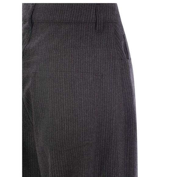 Fabiana Filippi Women 5-Pocket Virgin Wool Pinstripe Trousers